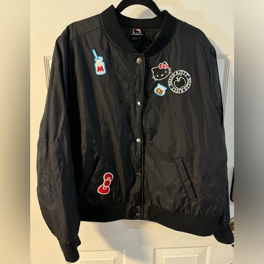 Hello Kitty Sanrio x Torrid Bomber Jacket Sold Out Rare Fun Cute Oversized Comfy